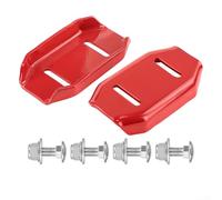 Lot de 2 patins de souffleuse à neige composite pour modèles Toro 726 826 828 926 1028 1128, remplace A107BD 106-4588-01, pièces de rechange en métal robuste avec matériel, rouge