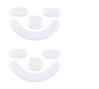 Lot de 2 patins de souris de rechange blancs à bords arrondis pour souris de jeu Razer Viper V2 Pro Hyperspeed