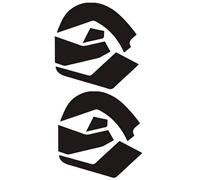 Lot de 2 patins de souris de rechange compatibles avec les souris Corsair Dark Core RGB Pro SE