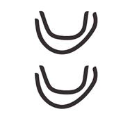 Lot de 2 patins de souris de rechange compatibles avec Razer Pro Click Mouse (Pro Click)