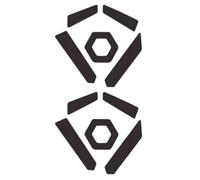 Lot de 2 patins de souris de rechange compatibles avec Razer Star Wars The Old Republic SWTOR Mouse