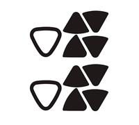 Lot de 2 patins de souris de rechange compatibles avec souris sans fil Asus ROG Gladius III/Gladius III Noir