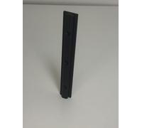 Lot de 2 patins profilés Rainure 6 type B 150 mm Noir avec alésage Pour profilés en aluminium Type B Rainure 6 20 x 20 mm