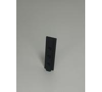 Lot de 2 patins profilés rainurés 6 type B 80 mm - Noir - Avec alésage - Pour profilés en aluminium de type B - Rainure 6 - 20 x 20 mm