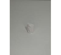 Lot de 2 patins profilés rainurés 8 type B 40 mm - Blanc - Avec alésage - Pour profilés en aluminium de type B - Rainure 8 - 30 x 30 mm