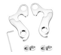 Lot de 2 pattes de dérailleur arrière pour vélo Shimano & Cube, dérailleur, hanger avec llen, vis en alliage d'aluminium, crochet arrière de rechange pour VTT et vélo de route