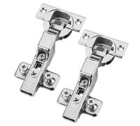 Lot de 2 paumelles BLUM Butée centrale 71B3650 110° avec fermeture automatique, y compris plaque de montage 173L8100 et vis de système