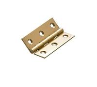 Hettich Paumelles laiton pour meuble L.64 x L.40 mm – Lot de 2