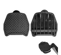 Lot de 2 pédales de vélo de route - Conversion plate - Compatible avec les pédales à clic Shimano SPD-SL - Avec adaptateur PP - Légères, antidérapantes - Installation facile