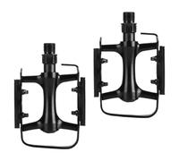 Lot de 2 pédales de vélo de route légères - Pédales plates antidérapantes de 9/16" - Accessoires de vélo pour VTT, vélos de route, vélos de tourisme, pédales de mise à niveau pour conducteurs