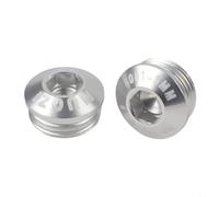 Lot de 2 pédales de vélo M14xP1 0, résistantes à la poussière, compatibles avec les pédales standard de 14 mm, matériau en aluminium (5 mm)