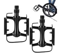 Lot de 2 pédales plates pour vélos de course, accessoires de vélo, plaque de construction légère de 14 mm, marchepieds pour vélo de ville, de randonnée et vélo pliant