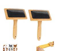 Lot de 2 peignes à carder en laine, brosses à carder en laine, outils de feutrage à l'aiguille, cardeuse à main, brosses à carder for filer et tisser for manteau de laine, tapis en feutre, pompons, po