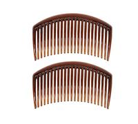 Lot De 2 Peignes à Cheveux Déoratifs 23 Dents Plastique Peigne Utilisation Quotidienne Idéal Pour Plusieurs Coiffures, Pour Les Femmes De Plusieurs âges