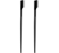Lot de 2 peignes à cils, brosse à dents en métal, brosse à mascara, séparateur de cils, outils de maquillage