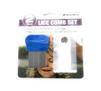 Lot de 2 peignes anti-poux et lentes en plastique avec loupe Idéal pour enfants/adultes/personnes âgées
