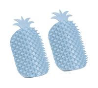 Lot de 2 peignes de massage en forme d'ananas pour l'entretien des griffes et les loisirs des chats