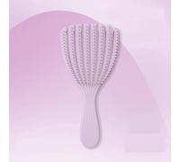 Lot de 2 peignes en queue de poisson creux, moelleux et lisse pour un usage domestique, pratique à transporter sans endommager les cheveux, massage du cuir chevelu, côtes de porc, peigne à coussin