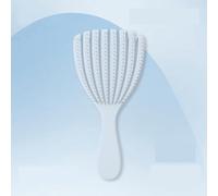 Lot de 2 peignes en queue de poisson creux, moelleux et lisse pour un usage domestique, pratique à transporter sans endommager les cheveux, massage du cuir chevelu, côtes de porc, peigne à coussin