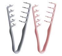Lot de 2 peignes texturés, peignes de coiffage à dents larges, peigne large, outil de volume pour racines, fond de teint Capacity Apparatus Maximum Lift, accessoires de toilettage Bangs Seam