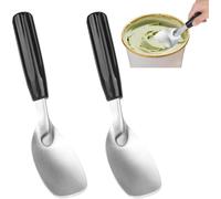 Lot de 2 pelles à glace inox avec poignée ergonomique Vendos85