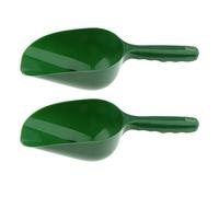 Lot de 2 pelles de jardin pratiques en plastique for compost, plantation ou rempotage de plantes, vertes