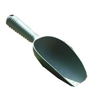 Lot de 2 pelles de jardin pratiques en plastique pour compost, plantation ou plantes, vert foncé