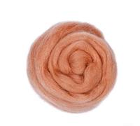Lot de 2 pelotes de laine de feutrage à l'aiguille 20 g - Fibre perendale - Convient pour les applications de feutrage à l'aiguille et à l'eau - Épaisseur de 29 à 30 mm et longueur de fibre de 80 à