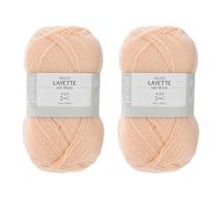 Lot de 2 pelotes layette pêche - Prima Mercerie - Fils à tricoter