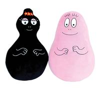 Lot de 2 peluches coussins - BARBAPAPA - JEMINI - Barbapapa et Barbamama - 40 cm
