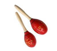 Lot de 2 percussions à main en bois naturel pour créer un son unique à des fins éducatives et joyeux outil de musique pour la petite enfance
