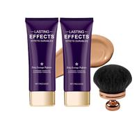 Lot de 2 Perfecteurs de couverture corporelle longue durée, avec pinceau de maquillage extra large pour le corps, couverture de tatouage imperméable, couverture des cicatrices des jambes et du corps