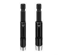 Lot de 2 perforatrices électriques en cuir avec tige hexagonale de 2 à 25 mm pour perceuse électrique en acier à haute teneur en carbone traité thermiquement pour carton, PVC, caoutchouc, loisirs