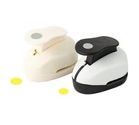Lot de 2 perforatrices en forme de cercle pour travaux manuels (1 cm + 1,27 cm) - Perforatrice pour papier, scrapbooking, bouchons de bouteilles, travaux manuels, fabrication de cartes, albums photos