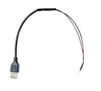 Lot de 2 perles LED USB, mini veilleuse/pièces de lampe, éclairage intérieur, décoration de scène de maison de poupée, kit de diorama, diode LED ronde 3 mm/5 mm (blanc 6000 K, USB 1 LED de 3 mm)