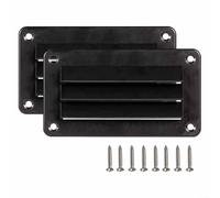 Lot de 2 persiennes de plafond élégantes pour camping-car pour créer un look moderne tout en maintenant une bonne ventilation (noir)