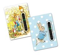 Lot de 2 - Peter Rabbit Chambre d'enfant et d'espace Thermomètre pour bébé/enfant (2 designs assortis)