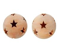 Lot de 2 petites boules étoilées