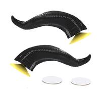 Lot de 2 petites cornes de diable - Cornes de diable pour casques | Décoration unique de casque de moto | Cornes de diable élégantes pour casques | Ajoutez de la personnalité à votre conduite avec des