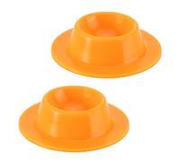 Lot de 2 petits bols alimentaires pour reptiles d'animaux domestiques, mangeoires antidérapantes, basiques
