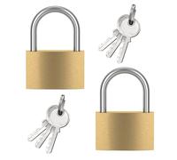 Lot de 2 petits cadenas avec clés, 30 mm pour valise, armoire, casier