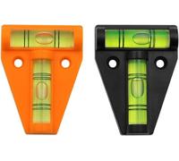Lot de 2 petits outils de nivellement à bulle en forme de T | Esprit de camping | Esprit de caravane | Esprit de camping-car | Type T pour camping-cars, meubles, remorques, outils de niveau à bulle