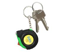 Lot de 2 petits rubans à mesurer rétractables pour porte-clés, ruban de poche, petit mètre ruban autobloquant, porte-clés, fermeture coulissante stable, 91 cm, pour