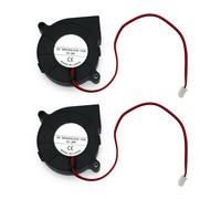Lot De 2 Petits Ventilateurs 24 V 5015,Vitesse : 6500 Tr/Min/Min,50X50X15 Mm,Ventilateur D'Imprimante 3D 24 V 5 Cm,Ventilateur Dc Sans Balais 50 Mm
