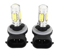 Lot De 2 Phares Antibrouillard LED De Voiture, 5 Ampoules LED COB 7,5 W 6500 K HID Antibrouillard Blanc DRL Pour 881, 862, 886, 894, 896, 898, H27W/2