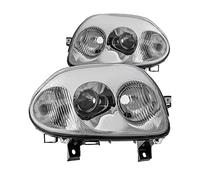 Lot de 2 phares halogènes pour Clio II (BB0/1/2_) années de construction 09.98-1328829