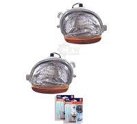 Lot de 2 phares halogènes pour TWINGO C06_ 03.93- H4 avec OSRAM 1363506