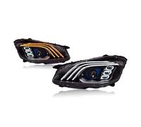 Lot De 2 Phares LED pour Voiture pour Classe S W221 2006-2011 2012 2013 Feux De Croisement Et De Route Séquentiels DRL Ensemble Phares(No Night Vision 1)