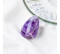 Lot de 2 pièces de poignée en forme de goutte d'eau en cristal naturel violet de 3 à 5 cm, pierre originale, jouet en forme de goutte d'eau minérale standard, décoration de bureau à domicile
