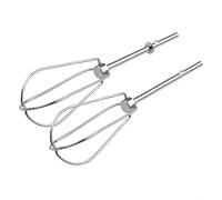 Lot de 2 pièces de rechange pour batteur à main, accessoires de mélangeur à main, fouet en acier inoxydable 304 pour batteurs à œufs, batteurs de rechange pour batteurs à main Kenwood Beach (C)